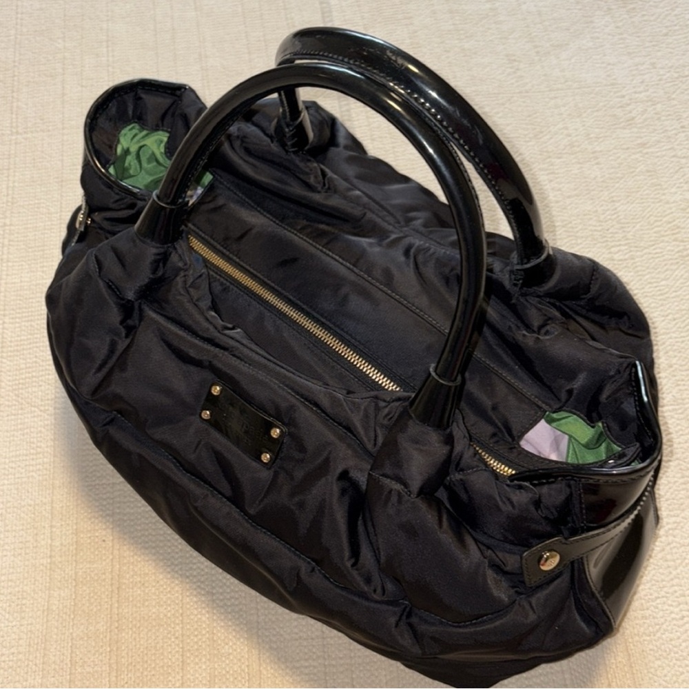 Euc Kate Spade Black Quilted Shoulder Bag
